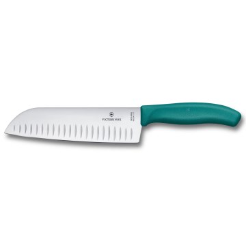 Victorinox - Μαχαίρι κουζίνας Santoku SWISS CLASSIC 17 cm τιρκουάζ