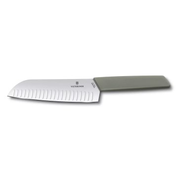 Victorinox - Μαχαίρι κουζίνας Santoku SWISS MODERN 17 cm πράσινο