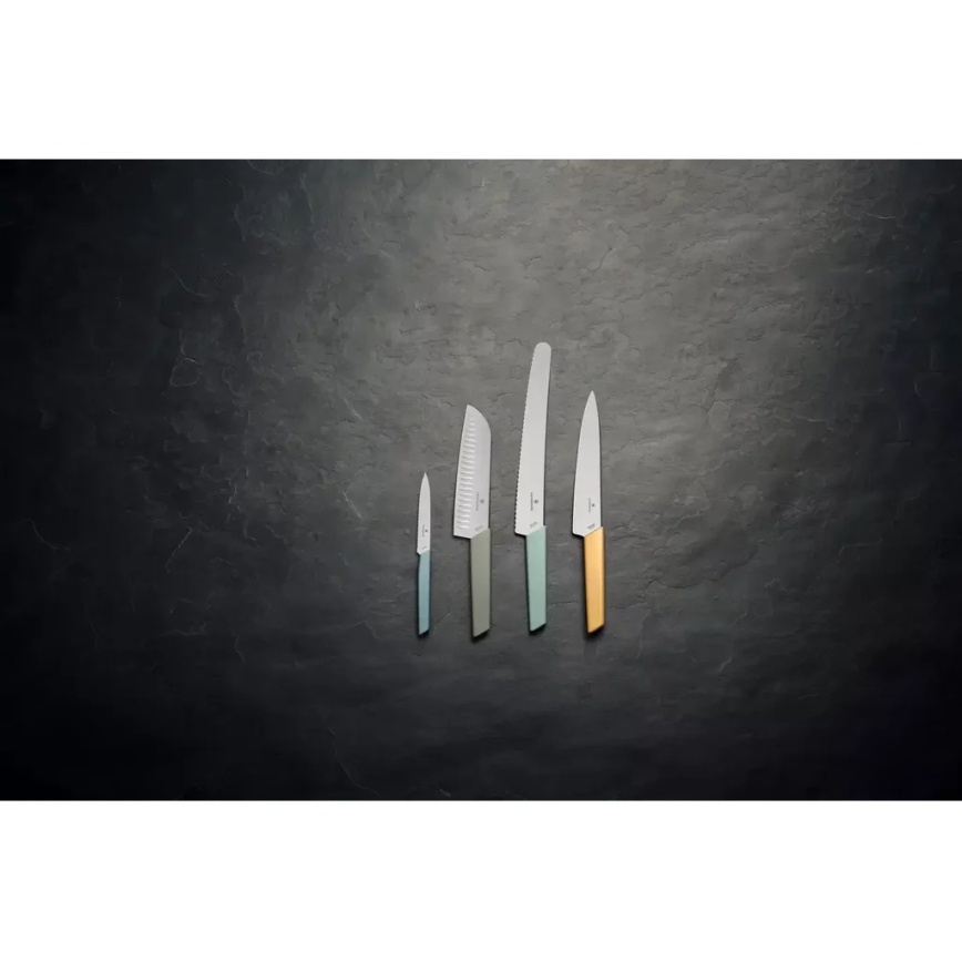 Victorinox - Μαχαίρι κουζίνας Santoku SWISS MODERN 17 cm πράσινο