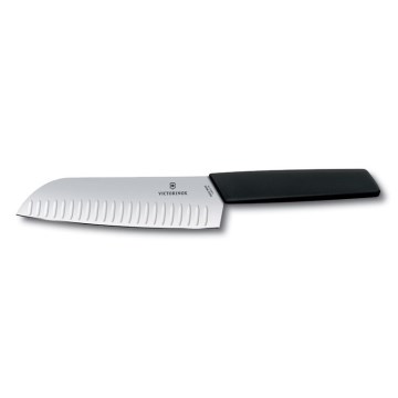 Victorinox - Μαχαίρι κουζίνας Santoku SWISS MODERN 17 εκ., μαύρο