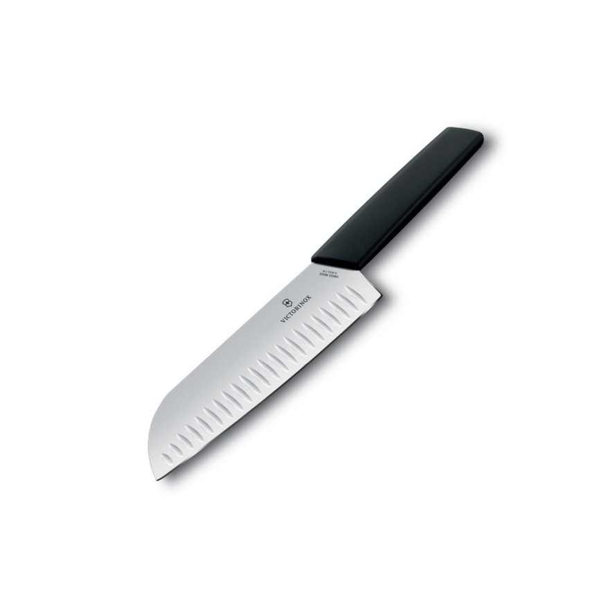 Victorinox - Μαχαίρι κουζίνας Santoku SWISS MODERN 17 εκ., μαύρο