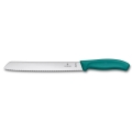Victorinox - Μαχαίρι για ψωμί κουζίνας SWISS CLASSIC 21 εκ. τιρκουάζ