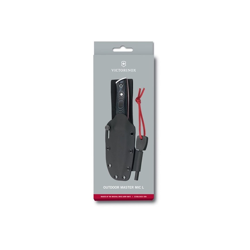 Victorinox - Μαχαίρι επιβίωσης 22 cm μαύρο/ασημί