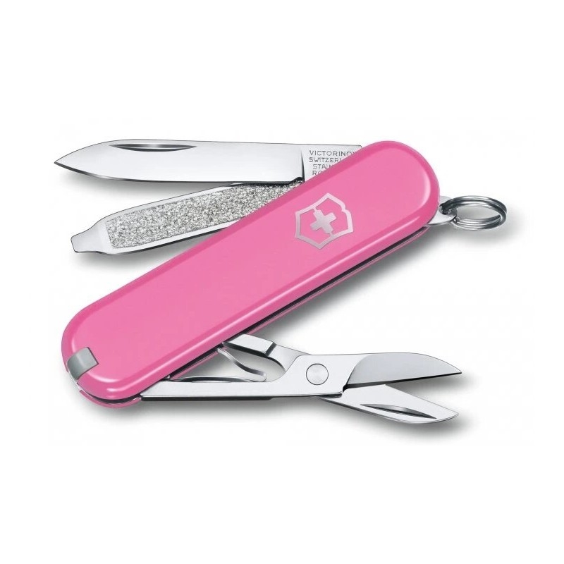 Victorinox - Πολυλειτουργικός σουγιάς τσέπης CLASSIC SD 5,8 cm/7 λειτουργίες ροζ