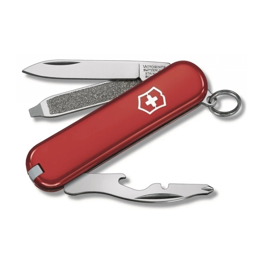 Victorinox - Πολυλειτουργικός σουγιάς τσέπης RALLY 5,8 cm/9 λειτουργίες κόκκινο