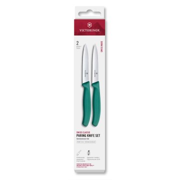 Victorinox - Σετ μαχαιριών κουζίνας για λαχανικά SWISS CLASSIC 10 εκ. 2 τεμ. τουρκουάζ