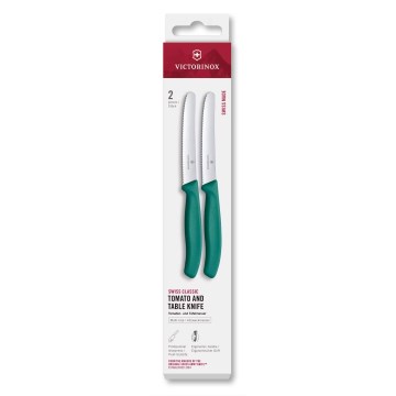 Victorinox -Σετ μαχαιριών κουζίνας για λαχανικά SWISS CLASSIC 11 εκ. 2 τεμ. τιρκουάζ