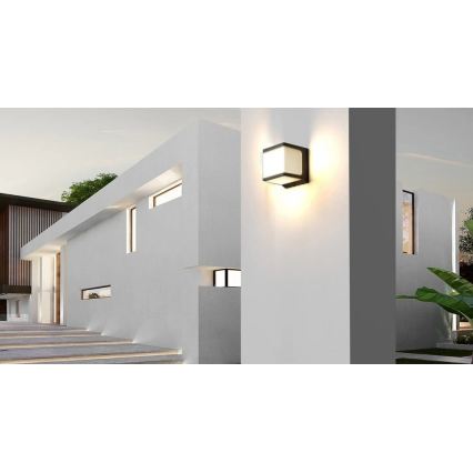 Viking - LED Ηλιακό επιτοίχιο φωτιστικό με αισθητήρα LED/1,5W/3,7V IP54 4000K 2000 mAh