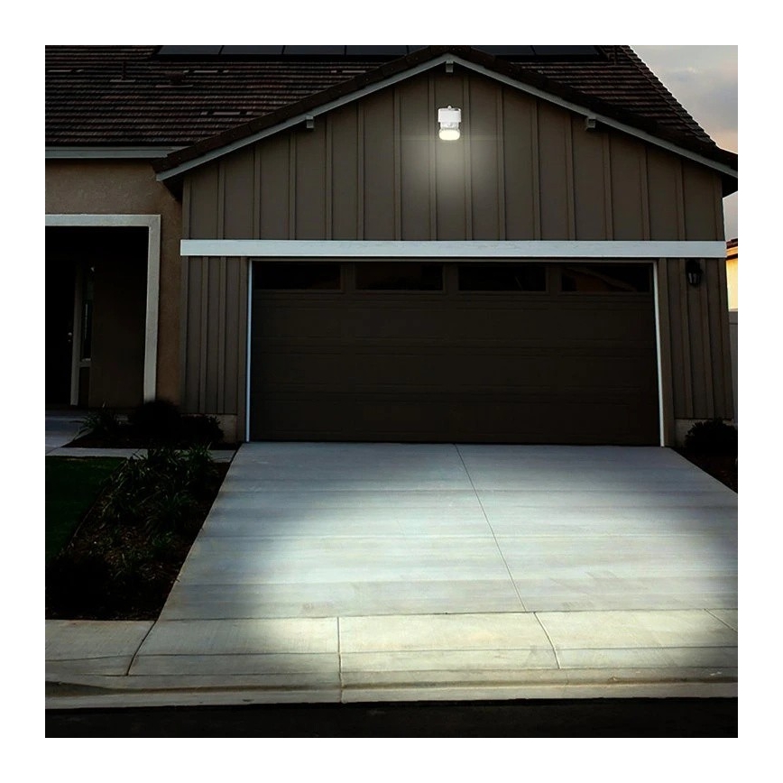 Viking - LED ηλιακό επιτοίχιο φωτιστικό με αισθητήρα LED/1W/3,7V IP44 3000/4000K 4000 mAh