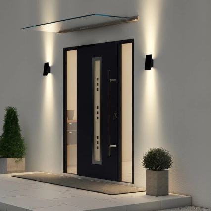 Viking - Ρυθμιζόμενο ηλιακό επιτοίχιο φωτιστικό LED/1,5W/3,7V IP65 4000K 2000 mAh