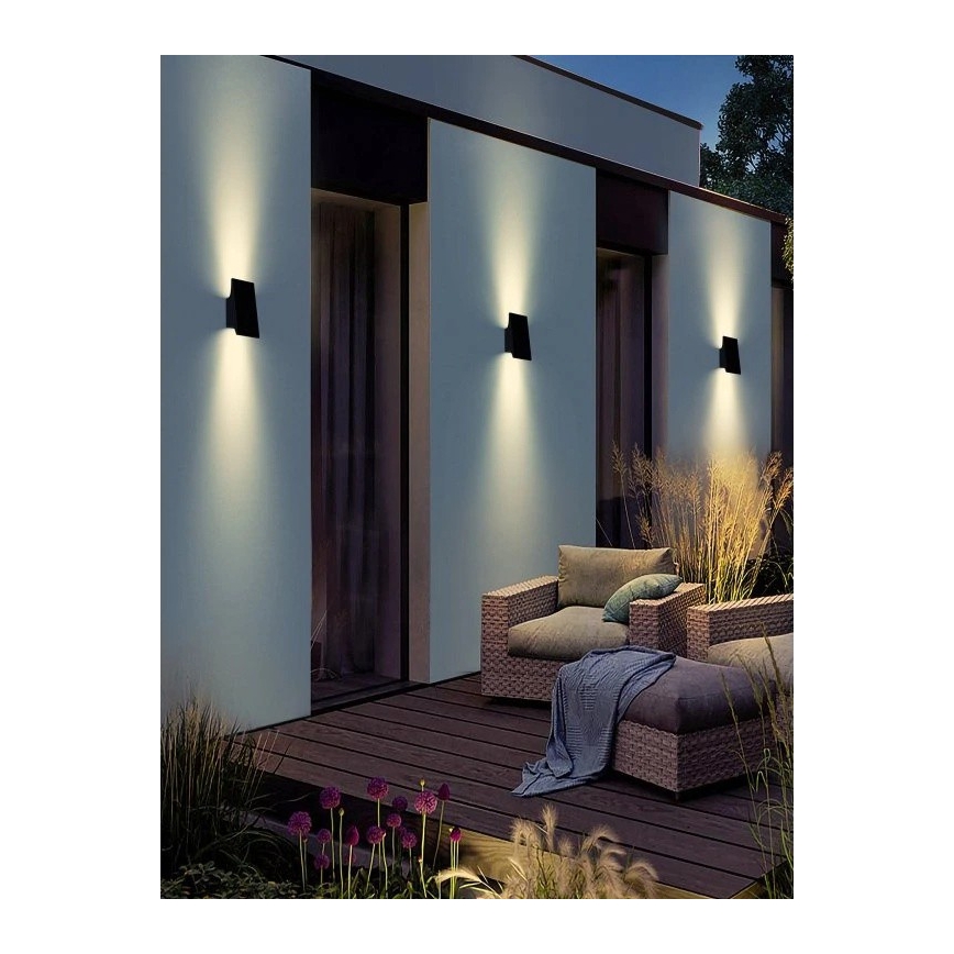 Viking - Ρυθμιζόμενο ηλιακό επιτοίχιο φωτιστικό LED/1,5W/3,7V IP65 4000K 2000 mAh