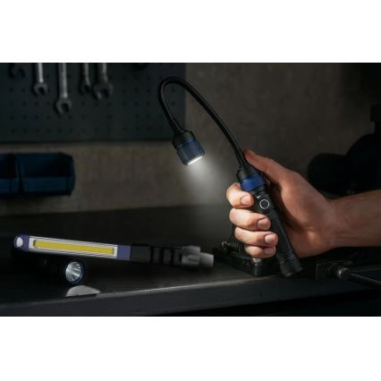 Viking - LED Ρυθμιζόμενος επαναφορτιζόμενος φακός 3‑σε‑1 LED/5V IPX4 380 lm 2200 mAh