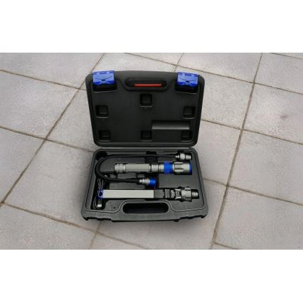 Viking - LED Ρυθμιζόμενος επαναφορτιζόμενος φακός 3‑σε‑1 LED/5V IPX4 380 lm 2200 mAh