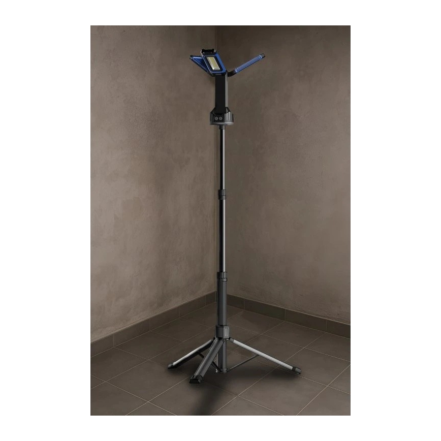 Viking - LED επαναφορτιζόμενος προβολέας με βάση 3xLED/5V IPX4 7000 lm 4000 mAh