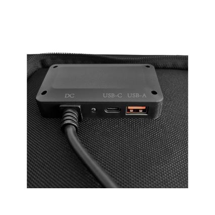 Viking - Ηλιακό πάνελ USB Power Delivery 60W/20V IPX4 μαύρο