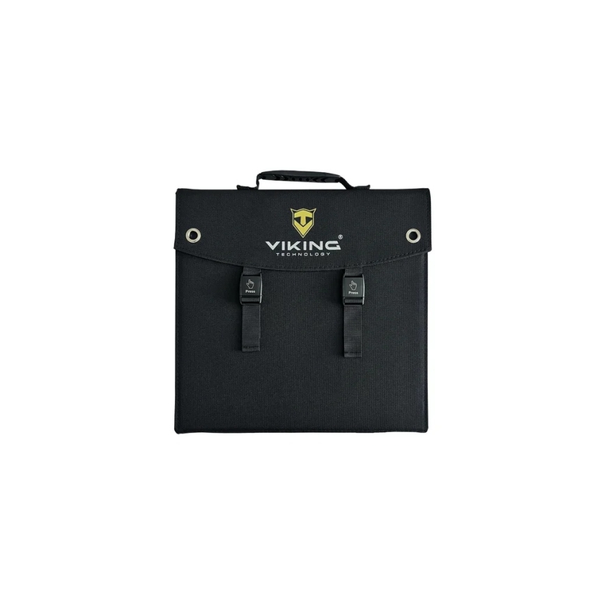 Viking - Ηλιακό πάνελ USB Power Delivery 60W/20V IPX4 μαύρο