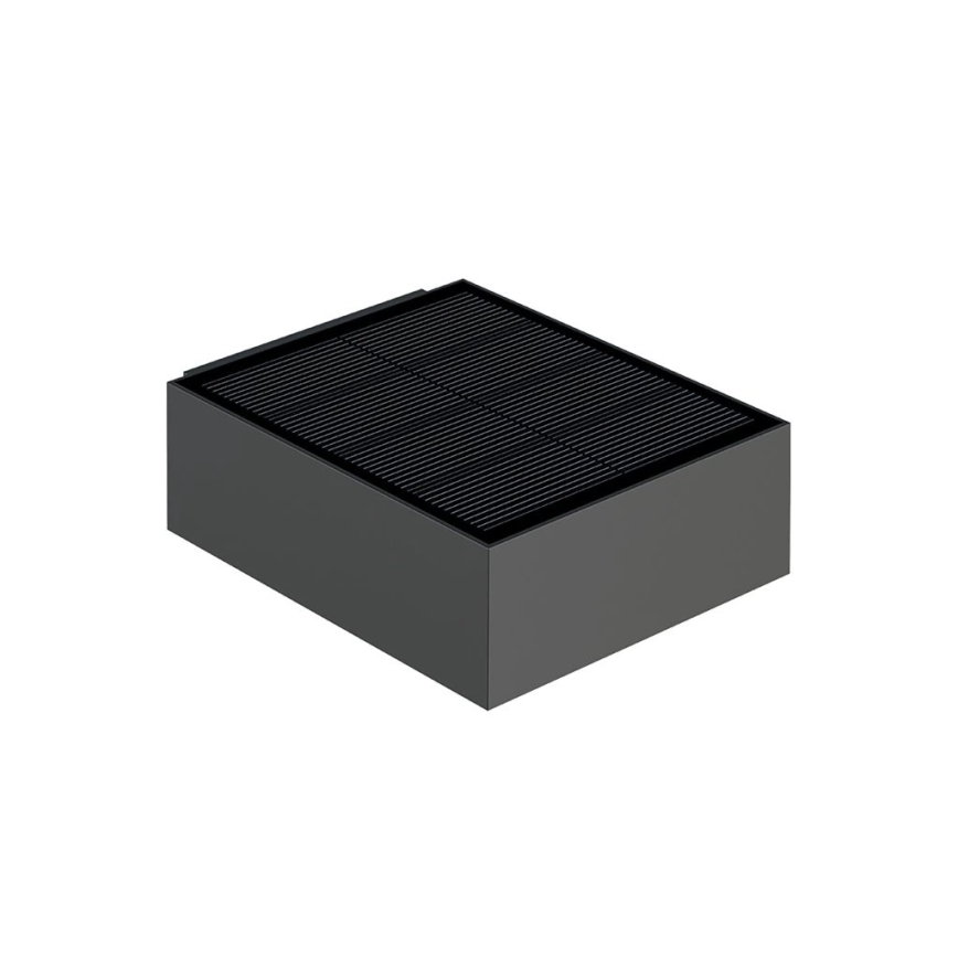 Viking - Ηλιακό επιτοίχιο φωτιστικό LED με ρυθμιζόμενη ένταση και ενσωματωμένο αισθητήρα LED/2W/3,7V IP65 4000K 2000 mAh