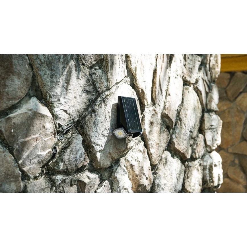 Viking - Ρυθμιζόμενο ηλιακό επιτοίχιο φωτιστικό LED με αισθητήρα LED/1,3W/3,7V IP44 4000K 2000 mAh