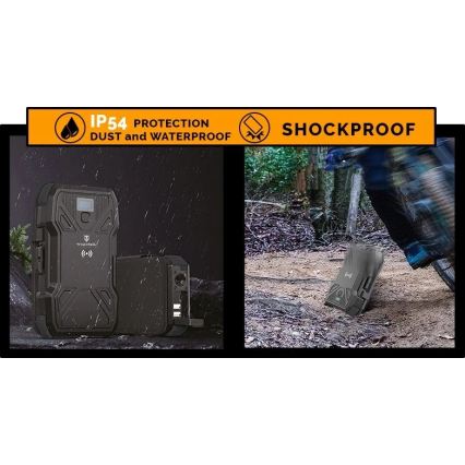 Viking - Φορητή μπαταρία με φακό LED, ασύρματη φόρτιση και ηλιακό πάνελ Power Delivery 22,5W/20000 mAh