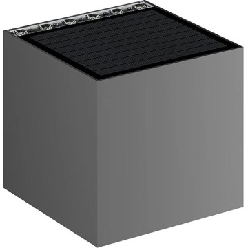 Viking - Ρυθμιζόμενο ηλιακό επιτοίχιο φωτιστικό LED/1W/3,7V IP54 4000K 2000 mAh