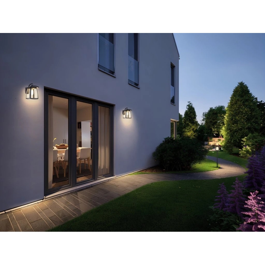 Viking - LED Ρυθμιζόμενο ηλιακό επιτοίχιο φωτιστικό LED/2W/3,7V IP54 4000K 2000 mAh