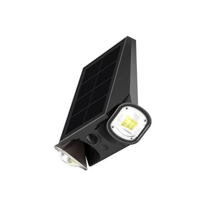 Viking - Ηλιακό επιτοίχιο LED φωτιστικό, ρυθμιζόμενο και ευέλικτο, με αισθητήρα LED/1,3W/3,7V IP44 4000K 2000 mAh