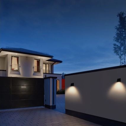 Viking - Ρυθμιζόμενο ηλιακό επιτοίχιο φωτιστικό LED με αισθητήρα LED/2W/3,7V IP54 4000K 2000 mAh