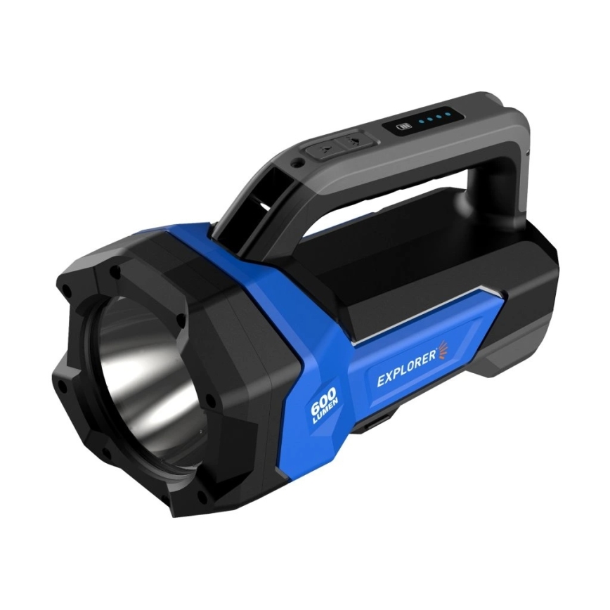 Viking - Ρυθμιζόμενος επαναφορτιζόμενος φακός LED/5V IPX4 1000 lm 8000 mAh