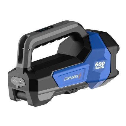 Viking - Ρυθμιζόμενος επαναφορτιζόμενος φακός LED/5V IPX4 1000 lm 8000 mAh