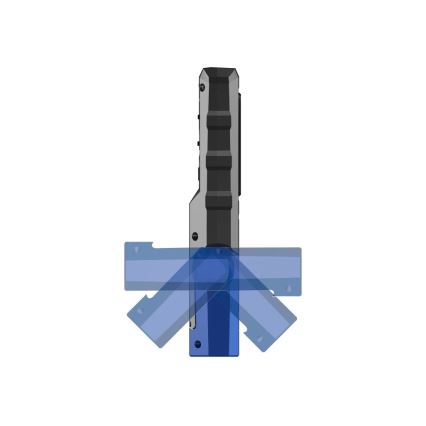 Viking - Επαναφορτιζόμενος φακός LED με ρύθμιση φωτεινότητας, 5V, IPX6, 600 lm, 4000 mAh