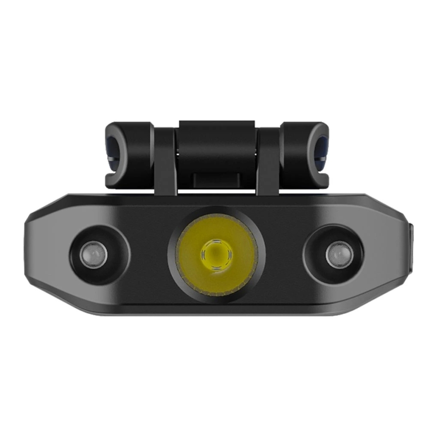 Viking - Ρυθμιζόμενος επαναφορτιζόμενος φακός LED με αισθητήρα και κόκκινο φως LED/5V IPX4 200 lm 500 mAh