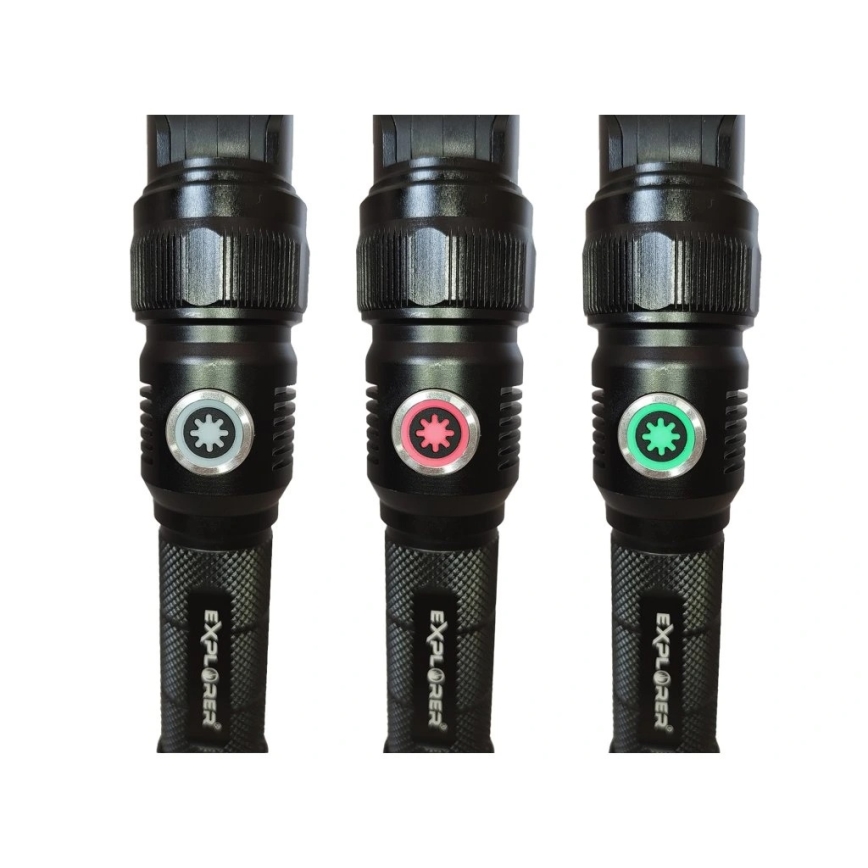 Viking - Επαναφορτιζόμενος φακός LED με ρυθμιζόμενη φωτεινότητα LED/5V IPX4 1200 lm 5000 mAh