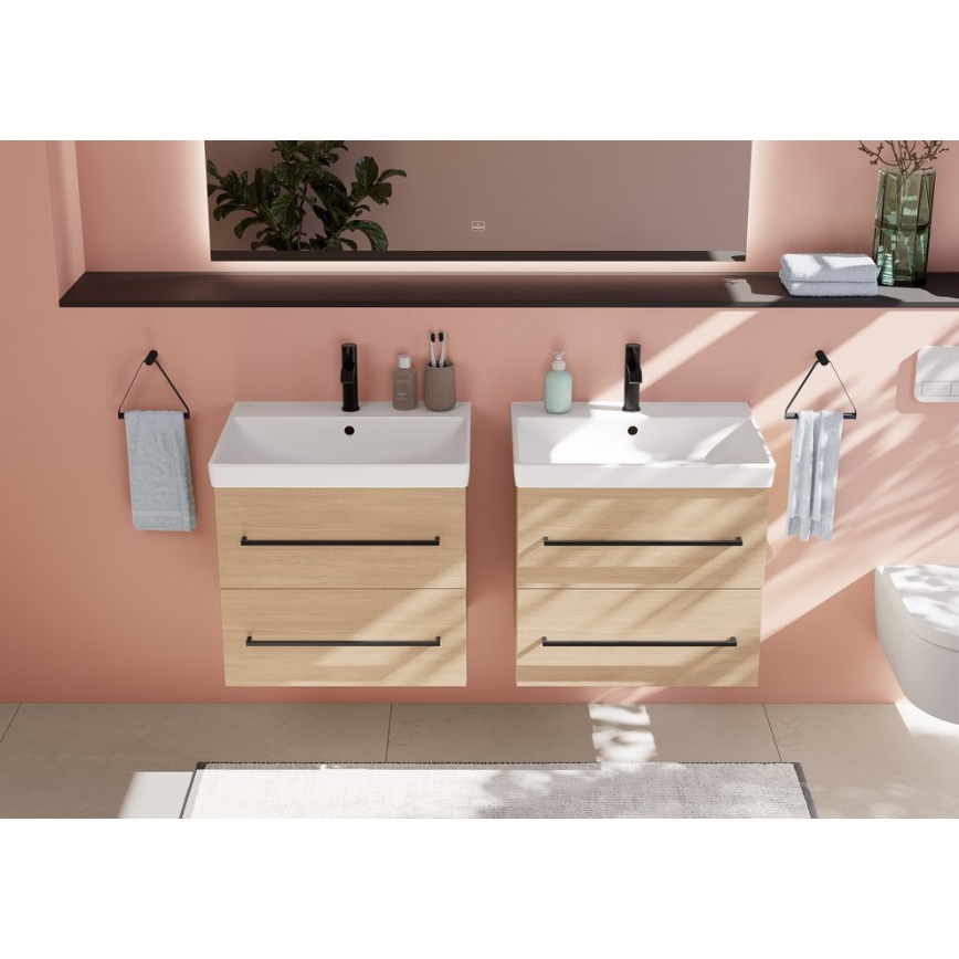 Villeroy & Boch 41586001 - Επιτοίχιος νιπτήρας AVENTO 60x47 cm κεραμικός/λευκός