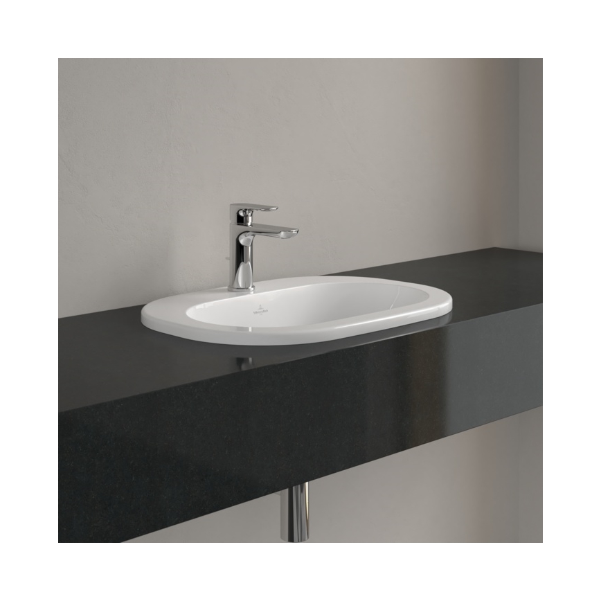 Villeroy & Boch 416156R1 - Εντοιχιζόμενος νιπτήρας O.NOVO 56x41 cm κεραμικός/λευκός