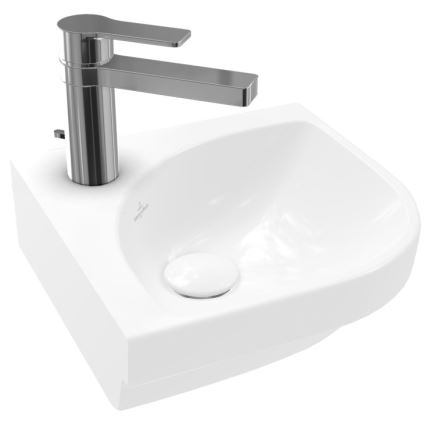 Villeroy & Boch 43714601 - Γωνιακός επιτοίχιος νιπτήρας SUBWAY 3.0 32x32 cm κεραμικός/λευκός