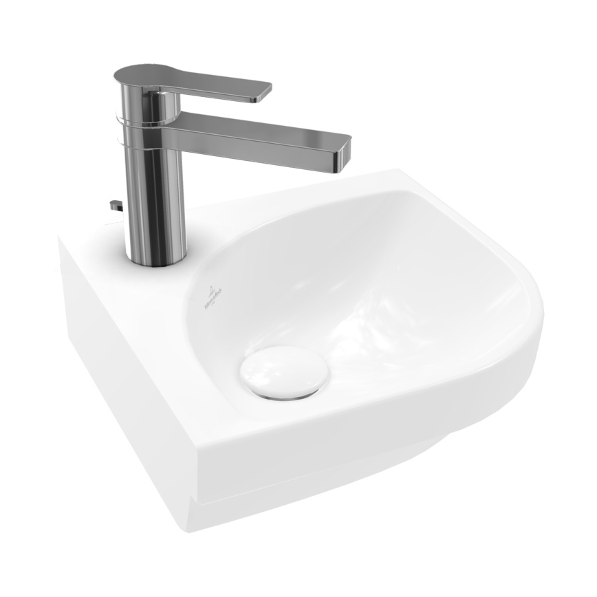 Villeroy & Boch 43714601 - Γωνιακός επιτοίχιος νιπτήρας SUBWAY 3.0 32x32 cm κεραμικός/λευκός