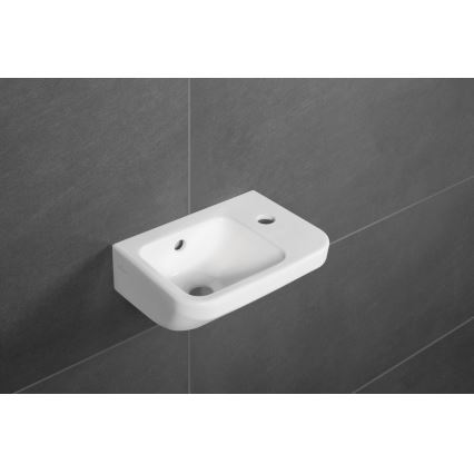 Villeroy & Boch 43733601 - Επιτοίχιος νιπτήρας ARCHITECTURA 36x26 cm κεραμικός/λευκός