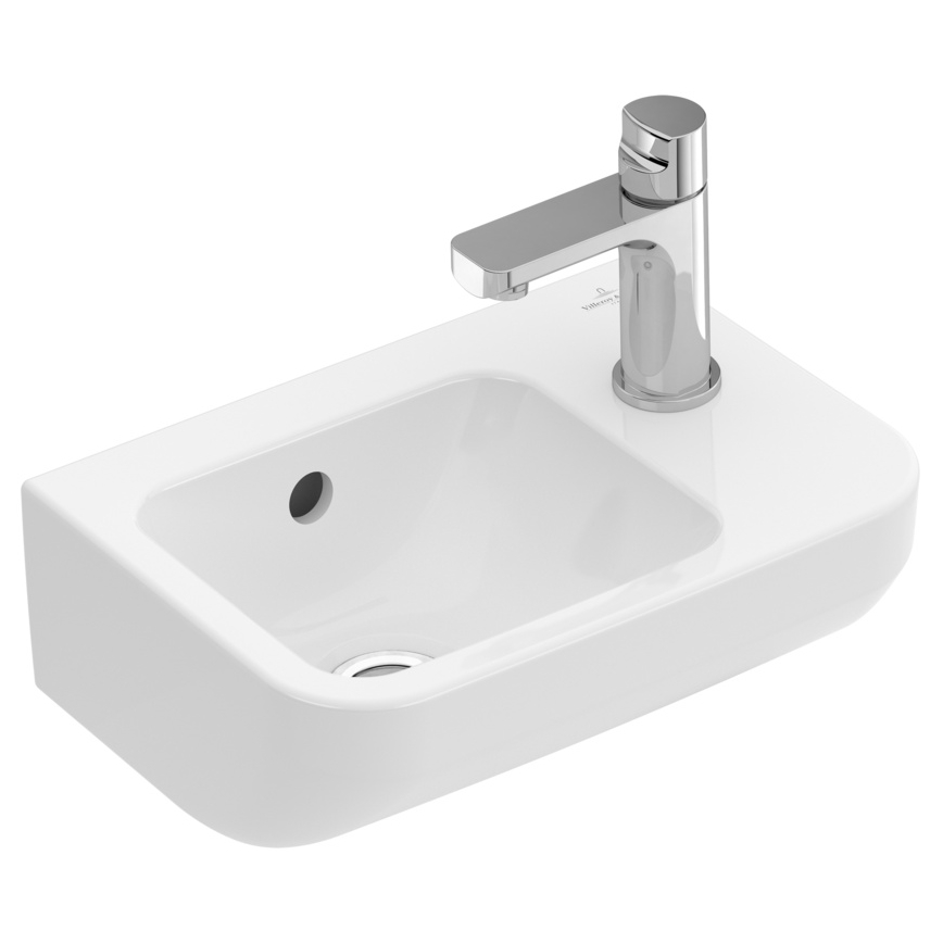 Villeroy & Boch 43733601 - Επιτοίχιος νιπτήρας ARCHITECTURA 36x26 cm κεραμικός/λευκός