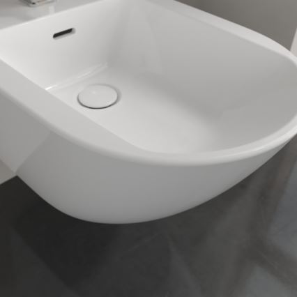 Villeroy & Boch 447000R1 - Επιτοίχιο μπιντέ SUBWAY 3.0 κεραμικό/λευκό