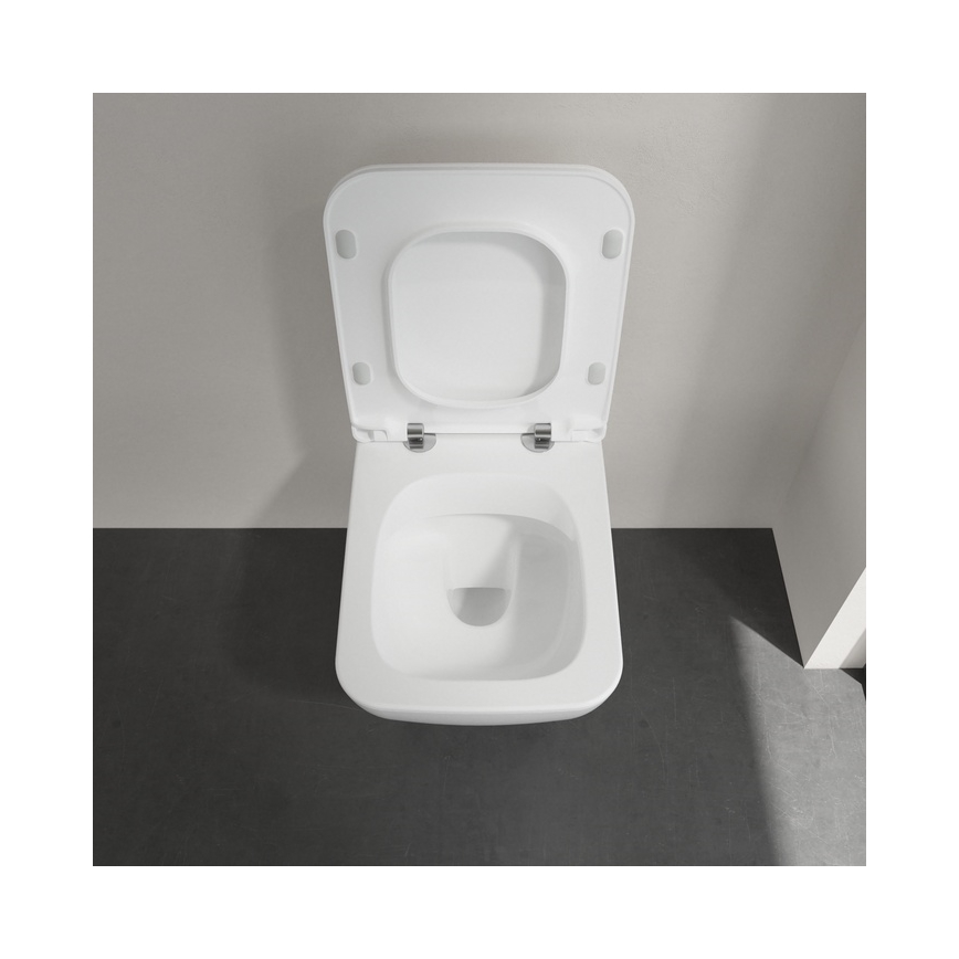 Villeroy & Boch 4611RLR1 - Επιτοίχιο WC με κάθισμα SoftClose VENTICELLO, κεραμικό/λευκό