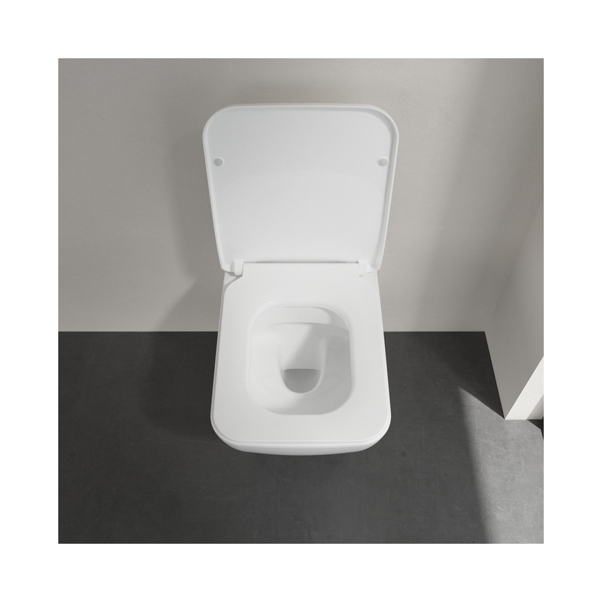 Villeroy & Boch 4611RS01 - Κρεμαστή λεκάνη WC με κάθισμα SoftClose VENTICELLO, κεραμική/λευκή