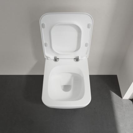 Villeroy & Boch 4611RS01 - Κρεμαστή λεκάνη WC με κάθισμα SoftClose VENTICELLO, κεραμική/λευκή
