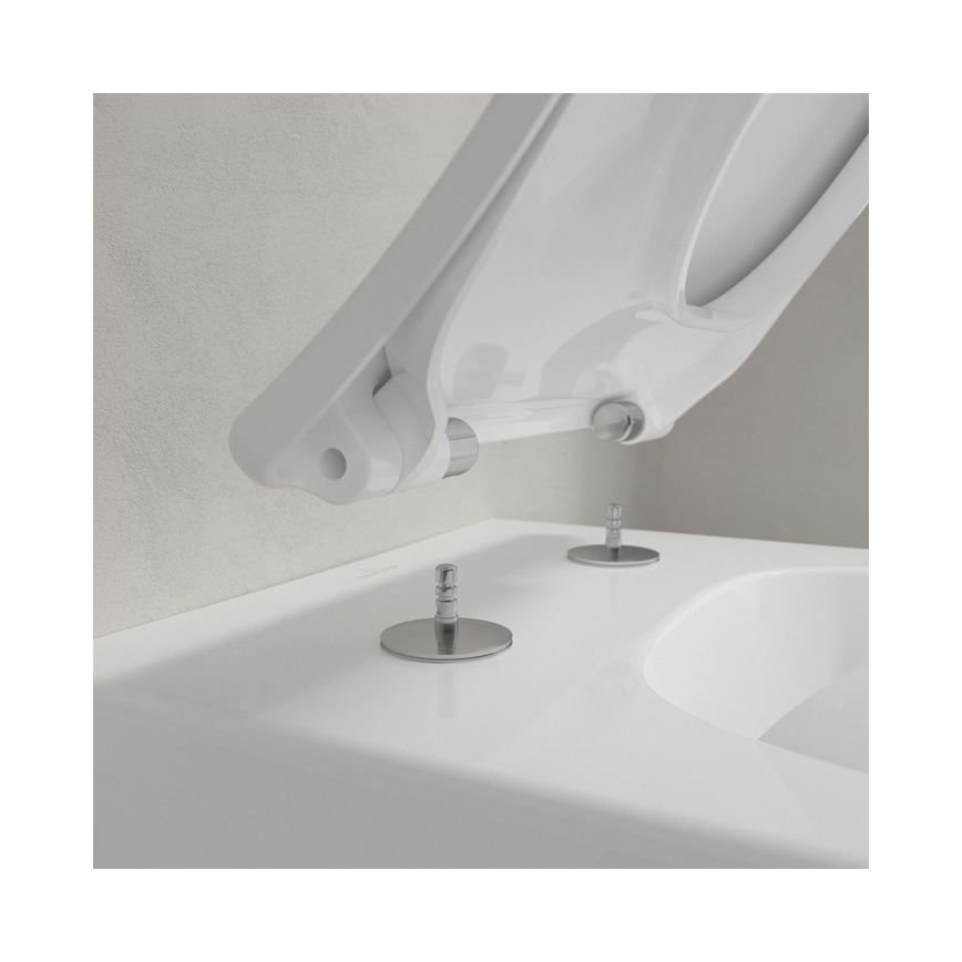 Villeroy & Boch 4611RS01 - Κρεμαστή λεκάνη WC με κάθισμα SoftClose VENTICELLO, κεραμική/λευκή