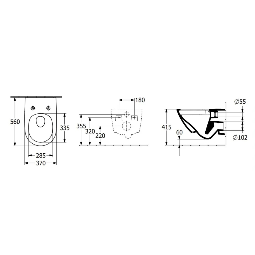Villeroy & Boch 4670T0R1 - Κρεμαστό WC SUBWAY 3.0 κεραμικό/λευκό