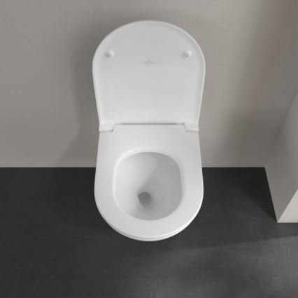 Villeroy & Boch 4670T901 - Επιτοίχιο WC με κάθισμα SoftClose SUBWAY 3.0, κεραμικό/λευκό