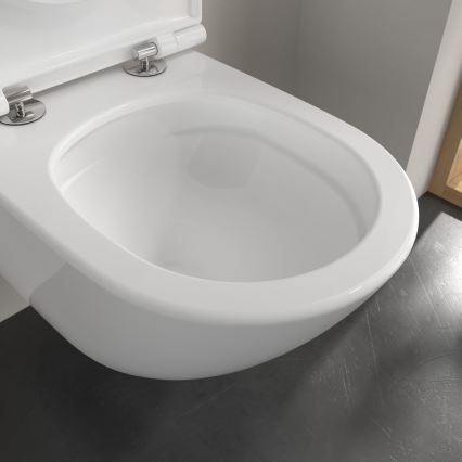 Villeroy & Boch 4670T901 - Επιτοίχιο WC με κάθισμα SoftClose SUBWAY 3.0, κεραμικό/λευκό