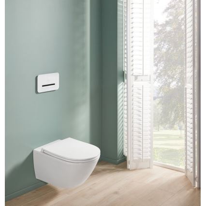 Villeroy & Boch 4670T901 - Επιτοίχιο WC με κάθισμα SoftClose SUBWAY 3.0, κεραμικό/λευκό