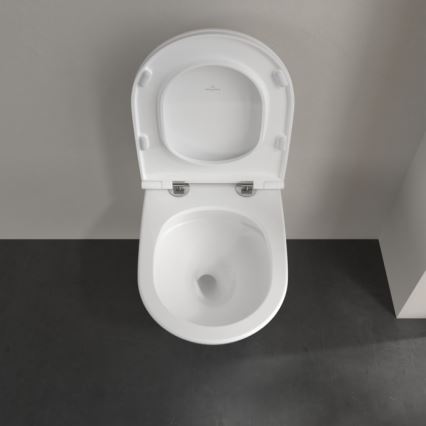 Villeroy & Boch 4670T9R1 - Επιτοίχια λεκάνη SUBWAY 3.0 με κάθισμα SoftClose, κεραμική/λευκή