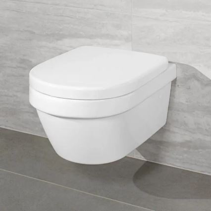 Villeroy & Boch 4694HRR1 - Επιτοίχιο WC ARCHITECTURA με κάθισμα SoftClose, κεραμικό/λευκό