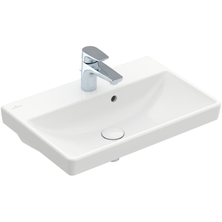 Villeroy & Boch 4A005501 - Επιτοίχιος νιπτήρας AVENTO 55x37 cm κεραμικός/λευκός